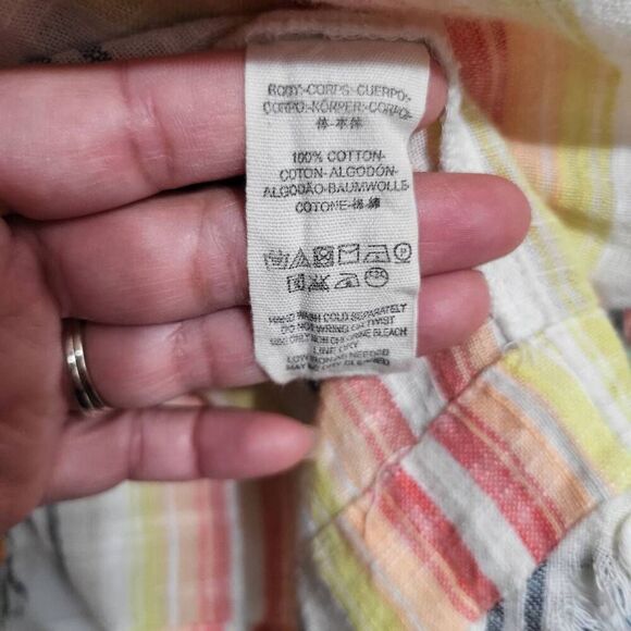 Free People Summer Nights Striped Dress Yellow Sz sm - Picture 9 of 11